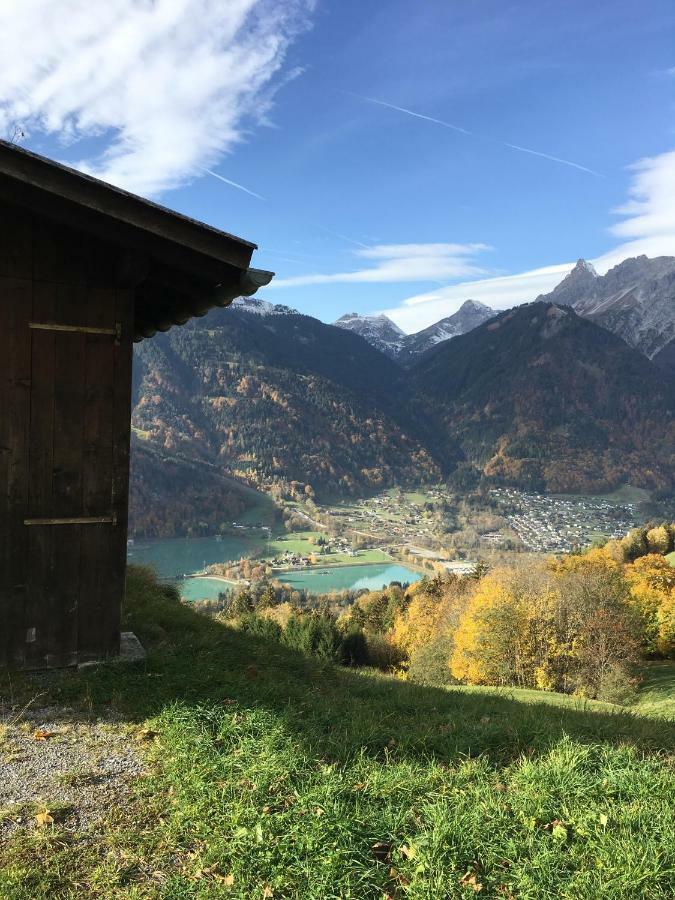 Kleines Paradies Montafon Bartholomäberg Exterior foto